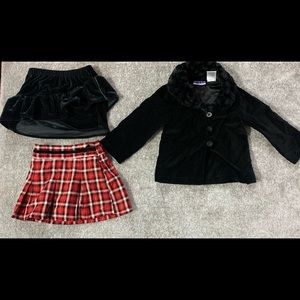 Girls skirt set